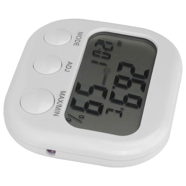 Thermohygrometer Portabel Digital Hygrometer Inomhus Termometer Väckarklocka