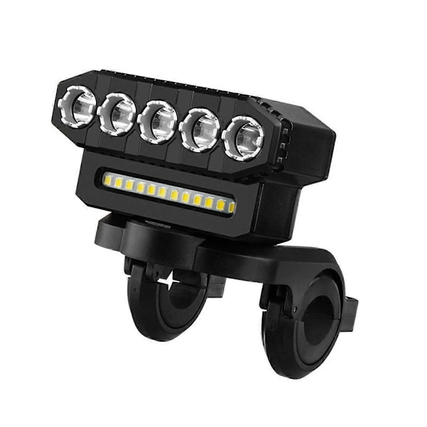 LED-pyörän etuvalo LED-valopalkki Polkupyörän etuvalo Virtapankki Type-C Lataus Pyörätarvikkeet, Tyyli 2