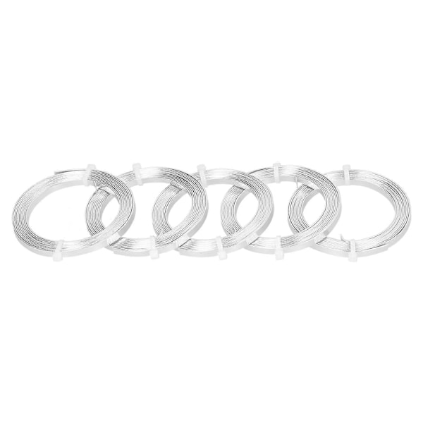 5 stk. Aluminiumstråd Perle Smykkefremstilling Trådspole Øreringe Armbånd Håndlavede Fund