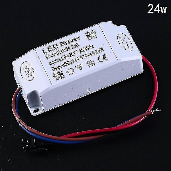 3w 7w 12w 18w 24w Strømforsyning Driver Adapter Transformator Bryter For LED Lys 18-24W