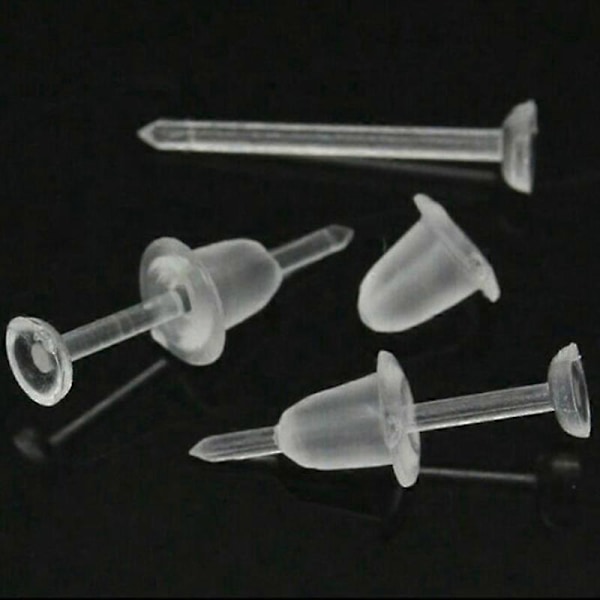 50 st/set Unisex Klar Plast DIY Smyckestillbehör