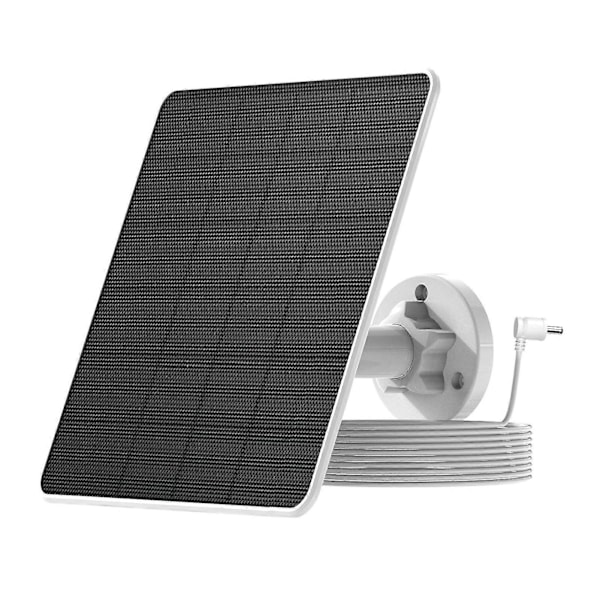 Solcellepanel for Ring-kamera Vanntett 5W solcellepanellader med 13-fots kabel for Ring Spotlight Cam/Plus/Pro-batteri for Stick Up Cam/Pro-batteri