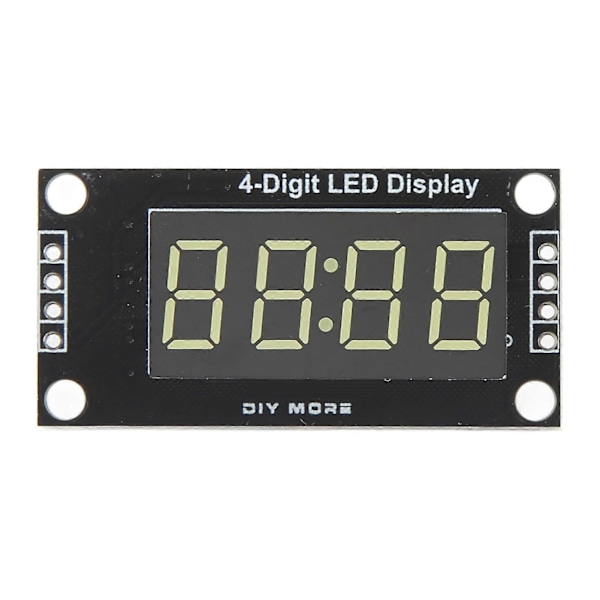4 Sæt Digitalt Rør Display Modul LED 4 Cifre 7 Segmenter 0.36in TM1637 Driver Chip Hvid MRA110F