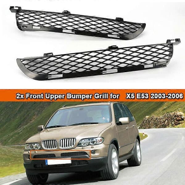 X5 E53 2003-2006 Facelift Etusäleikkö Yläpuskurin Verkkosäleikkö