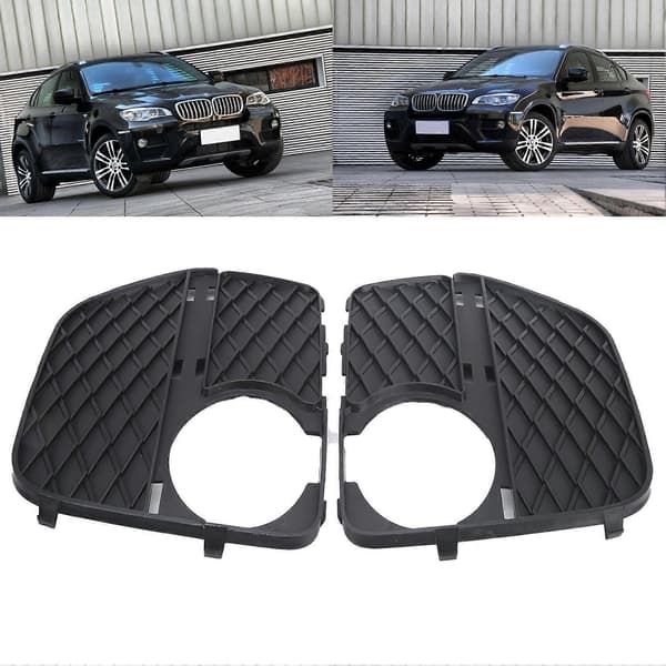 Par Front Støtfanger Tåkelys Grill 51117312605 51117312606 Passer for X6 E71 2012?2014