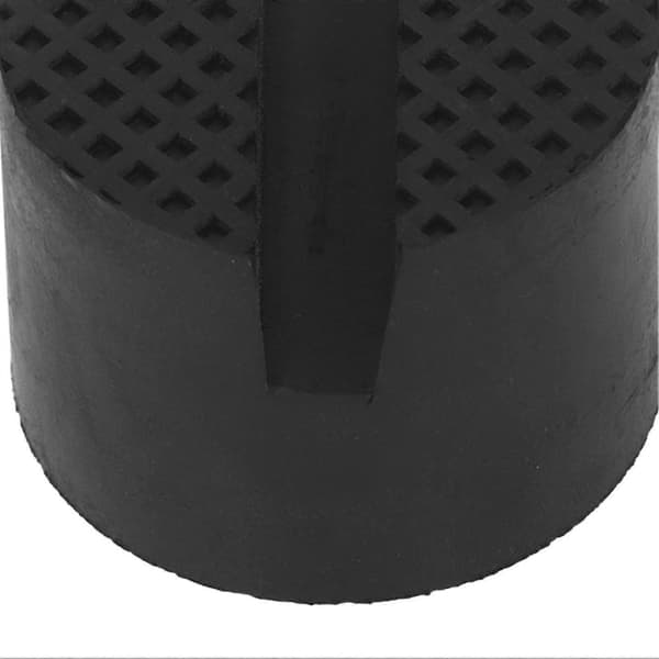 2 st Gummi Domkraftsplatta Slitsad Adapter Vagn Fordonslyft Axelstativ Universal för Bil SUV