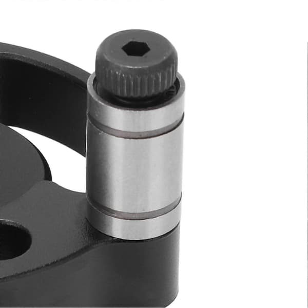 Borehul Guide Jig Aluminiumlegering Dyvel Bore Stanseværktøj Sæt Kit til Træbearbejdning