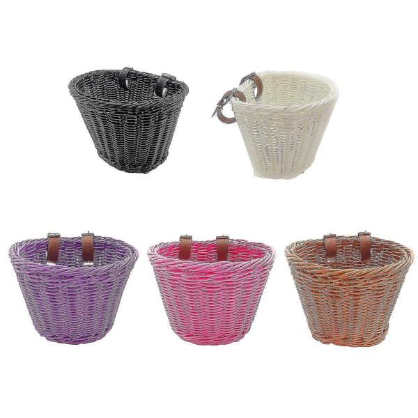21*17*16cm Barnevognkurv i rotting for barn, gutter og jenter Black