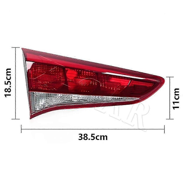 Bageste Indvendige Ydre LED Baglygte Til Hyundai Tucson 2015-2018 Bremse Baglygte Baglygte 92403-d3010 92401-d3100 92402-d3100 Inner Right 1 PCS