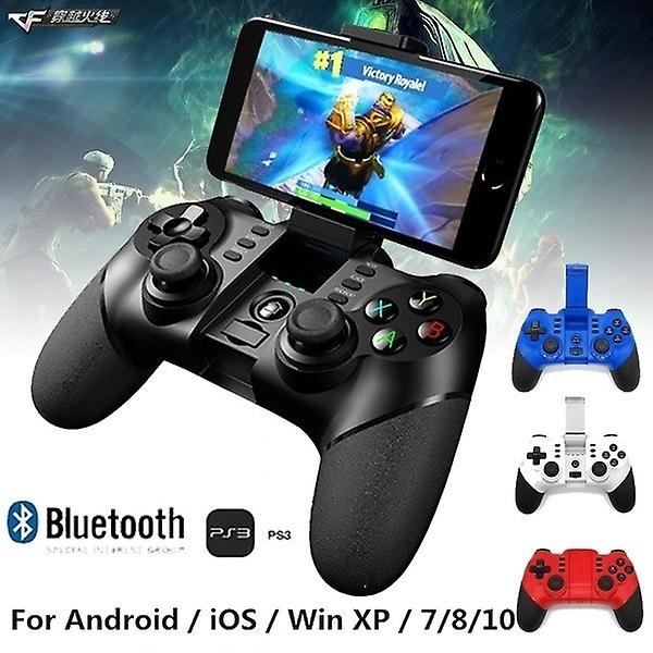 Ny Trådlös Gamepad Bluetooth Spelkontroll Red
