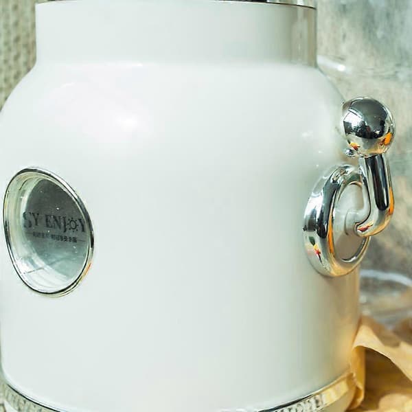 Mini Blender med Dobbel Kopp Retro Shake og Isknuser Benkeplate Juice Blender med Blader i Rustfritt Stål