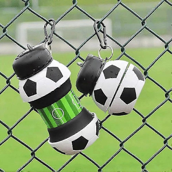 Foldbar Silikone Vandflaske Bærbar Lækagesikker Sportskedel Forsegling Anti-drop Rejsekop Golf Bottle