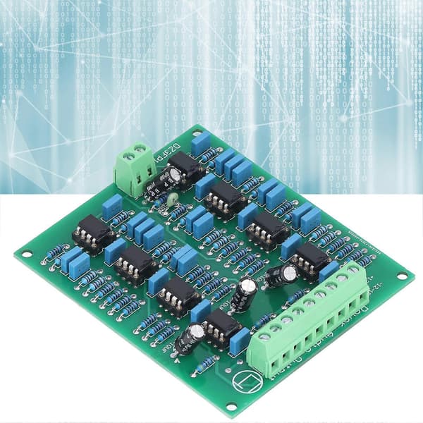 Forforstærker Modul 3 Kanal NE5532 Justerbar Diskant Mellemtone Bas Output