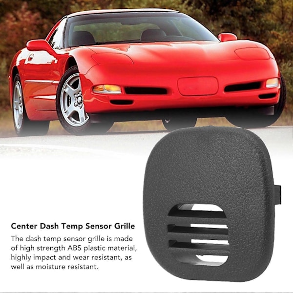 Instrumentpanel Lufttemperatursensor Grill 10268306 Senterkonsoll Temperatur Sensor Deksel Ramme Erstatning for Corvette C5 1997?2004