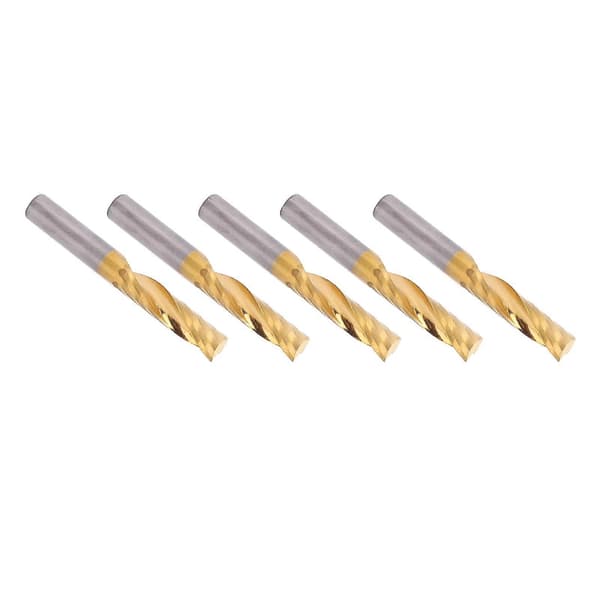 5st HSS Spiralfräsar Fräs CNC Ändfräs Set 6 X 25 X 50mm