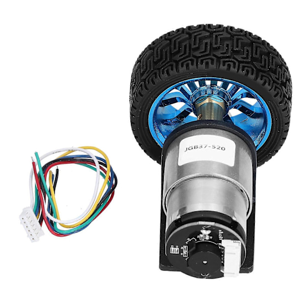 Encoder-moottorisarja CW CCW Akseli DC-vaihdemoottorit kiinnikkeellä ja pyörällä tasapainoskoottereihin DC12V333RPM