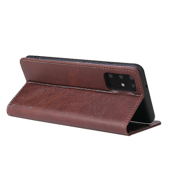 Samsung S20 Läder Mobiltelefonfodral Brown