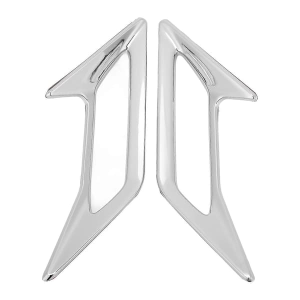 2 stk. Motorcykel Front Luftventil Trim ABS Krom Blank Udskiftning til Gold Wing GL 1800