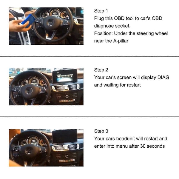 För NTG5 S1 Bil OBD2 Aktivator Carplay Aktivering NTG5S1 Diagnostikverktyg Biltillbehör