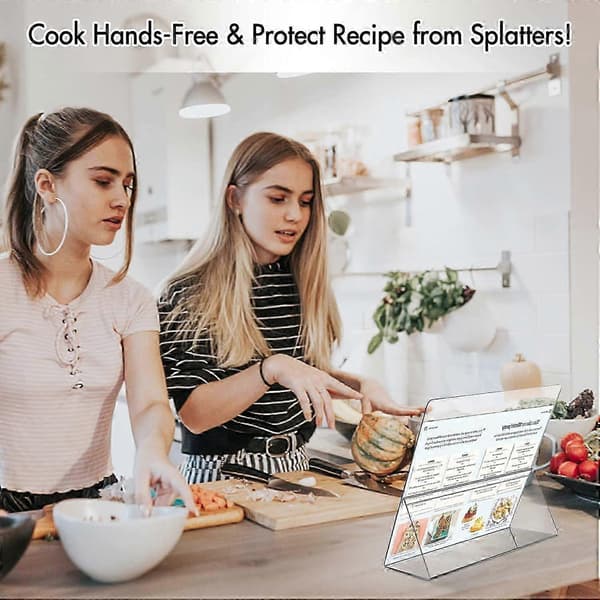 Transparent Kokebokstativ for Matlaging og Baking - Bra