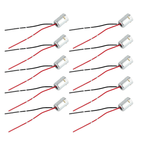 10 stk. 1156 Pæresokler LED Blinklys Holder med 3,5in Kabel DC 12V Fleksibel