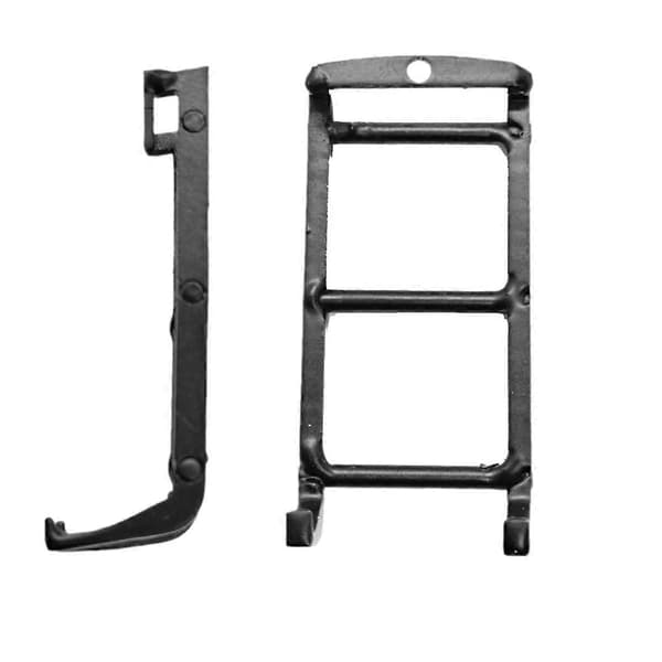 Metal Mini Sidestige til 1/18 1/24 TRX4M RC Bil Opgraderingsdele Tilbehør Kort Model
