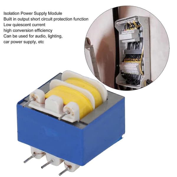 Isolationsstrømforsyningsmodul 50HZ 5-benet strømtransformermodul til belysning 220V til 12V