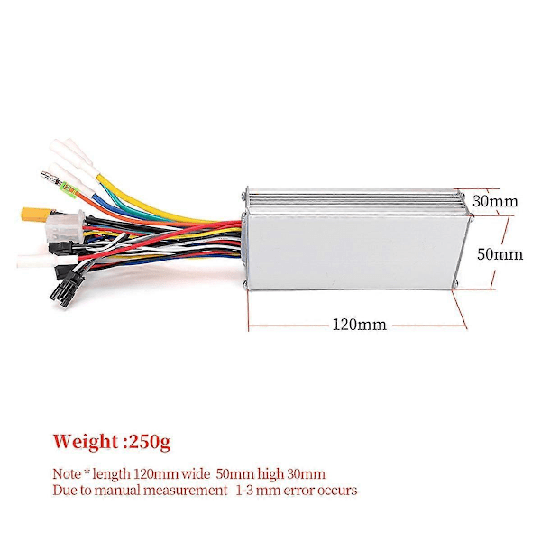 500W Universal børsteløs controller til elektrisk cykel/scooter controller 36V Power Off bremse