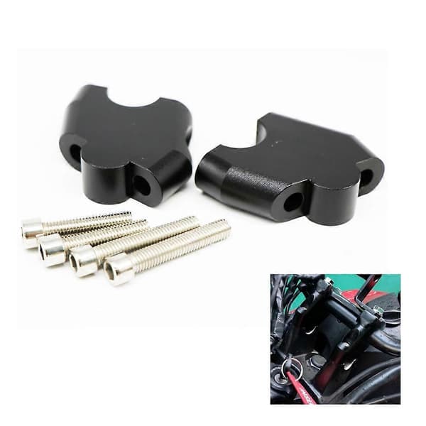 Motorcykel Riser Løfte Styrklemme Styr Riser Kit til NC700X NC700S NC750X NC750S CB500F CB500 Sort