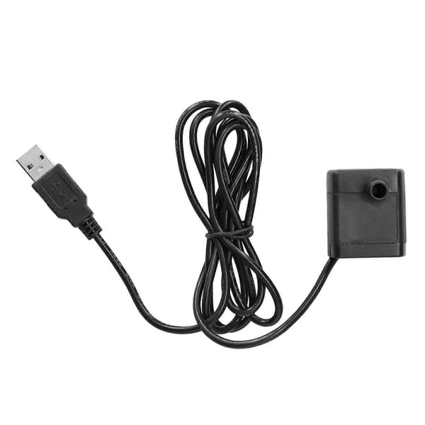 Vattenpump USB-kontakt Borstlös Mikro Dränkbar Pump Cirkulationsanordning DC5V 170L/H 100cm Lyfthöjd