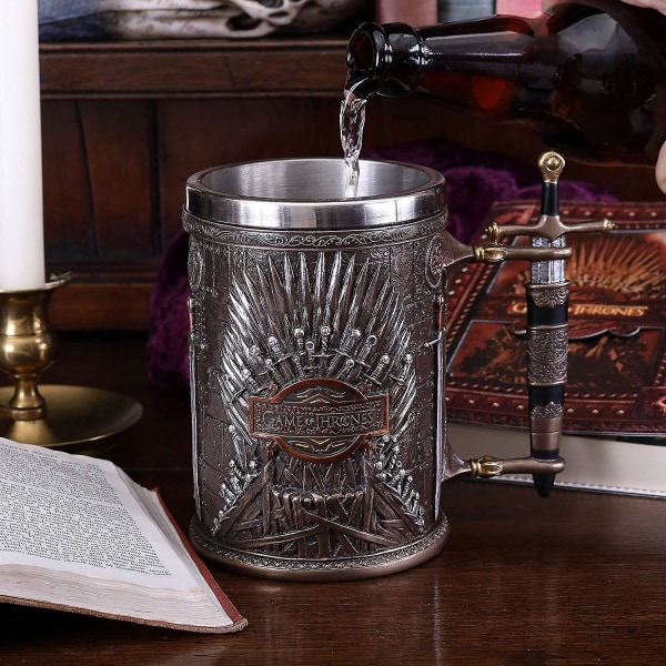 Game of Thrones Mugg Bägare Rostfritt Stål Resin Vinglas color9