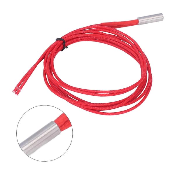 5 stk. 12V 40W Patronvarmer Rustfrit Stål Kobber Varmerør til 3D Printer 6x20mm