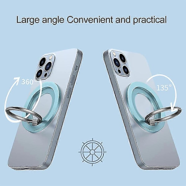 Magneettinen puhelimen rengaspidike - Magneettinen rengaspidike, magneettinen rengasote blue