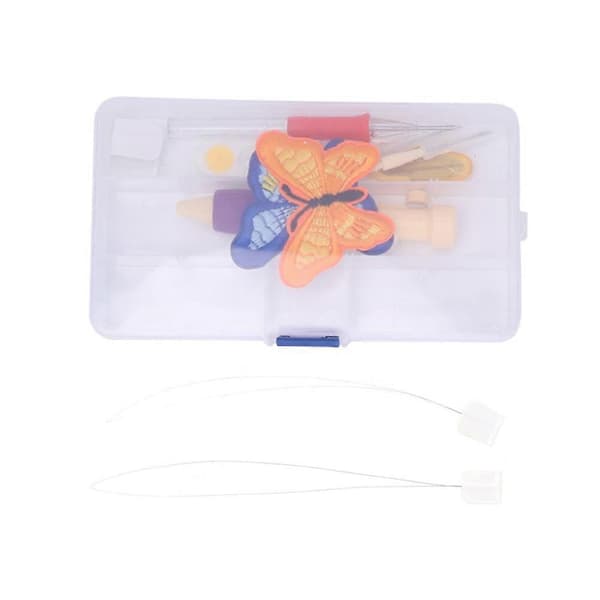 12st DIY Broderipenna Set Stickningsverktyg Punch Needle Sybehör