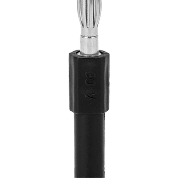 5 stk. 4 mm bananstikadapter Stærk forbindelse God ledningsevne 4 mm til 2 mm konvertering Bananstik Sort