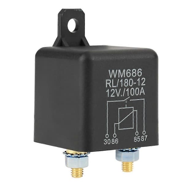 12V 100A Normalt Åben Kraftig Bil Starter Relæ til Kontrol Batteri ON/OFF