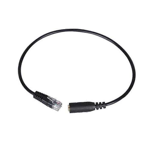 30 cm 3,5 mm smarttelefonheadset til RJ9-pluggkonverteradapterkabel for telefon
