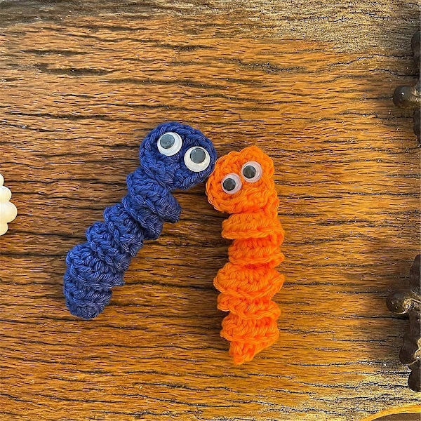 Handgjord Emotionell Stöd Ångestmask Gåva, Virkad Ångestmask Inspirerande Omtanke, Söt Stickad Gåva C