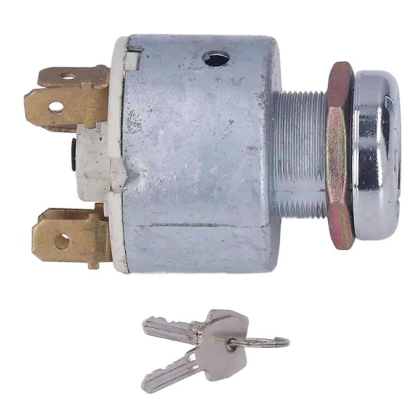 Tændingslås Universal Starter 3 Terminal 3 Positioner med 2 stk. Nøgle DC 12V til Bil Lastbil