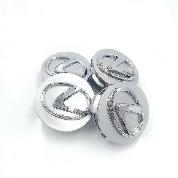 Til Lexus 62mm Lexus Bil Hjul Center Plastik Dæksel - Sort (4 Pak) - Yvan