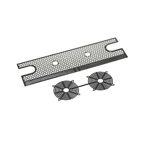 CNC Metallinen Etusäleikkösarja 1:10 Mittakaava Trx4 Bronco Ajoneuvotarvike Hopea black