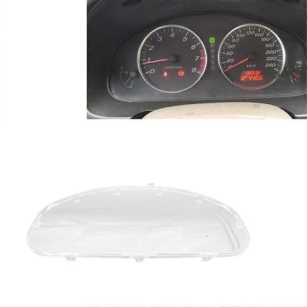 Bilinstrumentpanel Hastighetsmätare Ram Skydd för 6 2002-2007 GJ6A55447 GJ6A-55-447 Mätare Transparent Skal