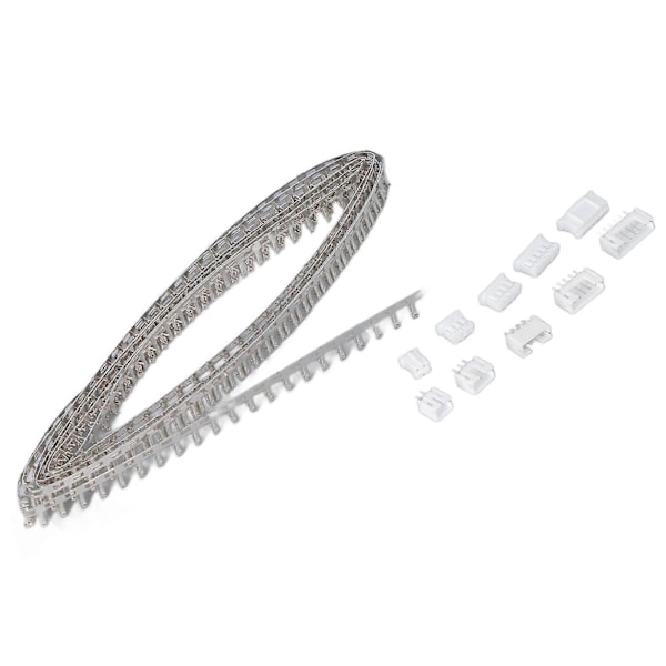 460 stk. terminalkoblingssett 2 3 4 pin 2 mm hann-hunn pinnehodekontakt for elektronisk utstyr
