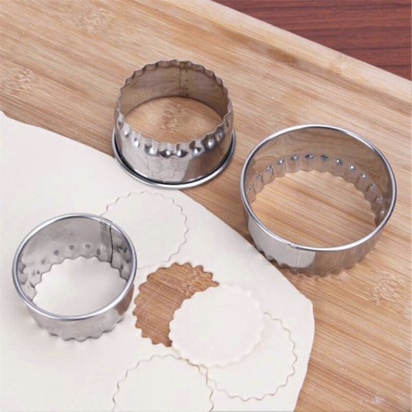 1 sæt dumpling maker holdbar let afformning rustfrit stål DIY håndlavet dumpling dej maker køkkenredskaber