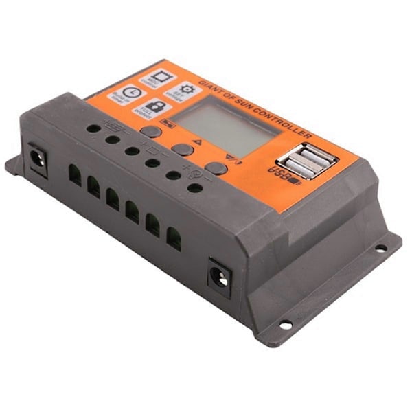100A MPPT Solpanel Regulator Laddningskontroller 12V/24V Auto Fokus Spårning