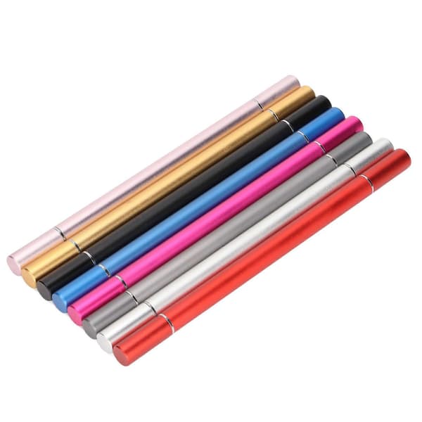 8 st Stylus Penna 2 Funktioner Elegant Kompakt Lätt Stabil Känslig Touchpennor för iPhone för iOS Surfplatta
