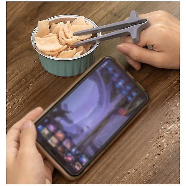 Handsfria snackpinnar för spel, fingerpinnar white