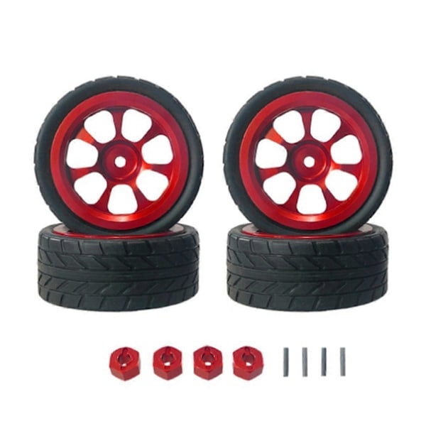 Dekk Metall Hjul Dekk Koblingssett for 1/14 14301 14303 RC Bil Oppgraderingsdeler