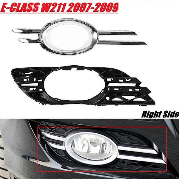 Forkofanger Grill Krom Trim Dæk RH til - E-CLASS W211 2007-2009 2118850822 A2118851274