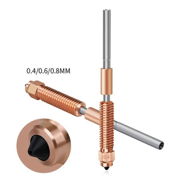 Högflödesutskrift Uppgraderat Munstycke K1 Snabbväxlingsmunstycke för K1 Max K1C V3 3D-skrivare Hotend 0,4 mm